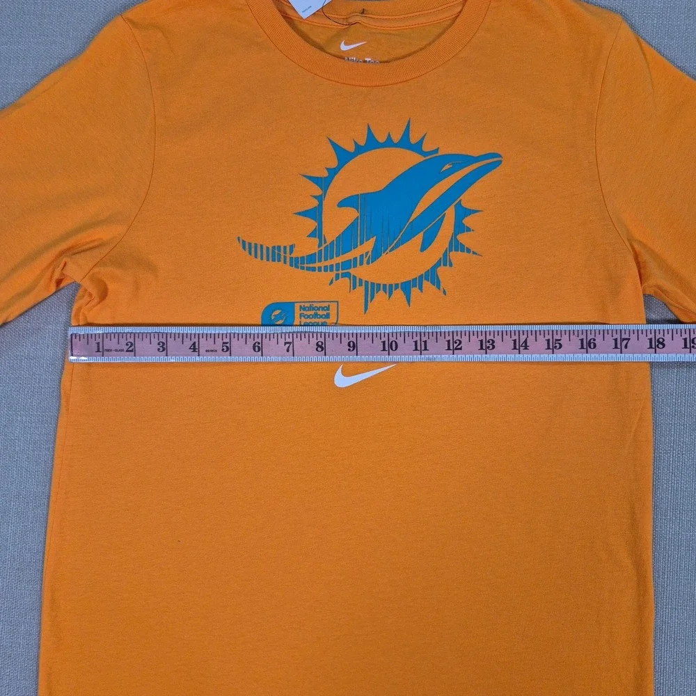 Nike Miami Dolphins NFL Youth XL 18-20 Orange T-Shirt 9Z1B7NFEC-DOL NWT